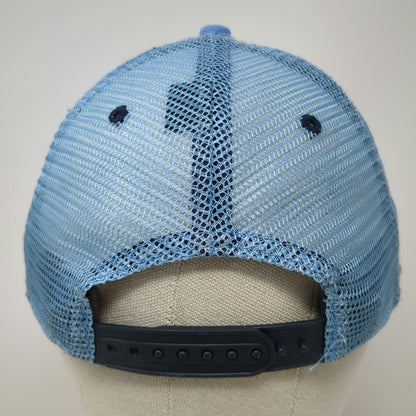 Werner Paddles Trucker Hat Blue One Size Mesh Snapback Embroidered Logo Mountain