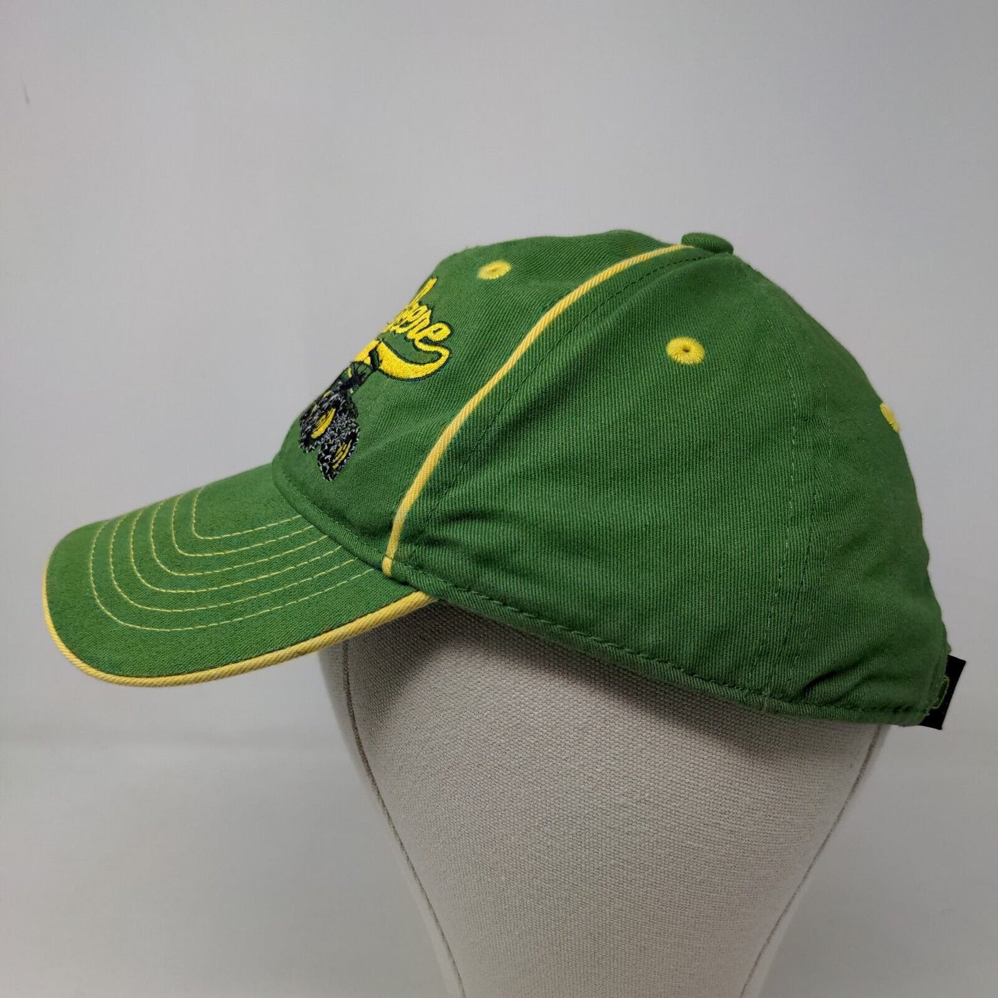 John Deere Boy's Strapback Hat Green Size S/M Embroidered Tractor Logo