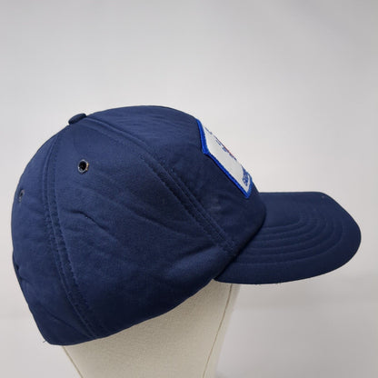 Garibaldi Ore USA Snapback Hat Blue M/L Adjustable Patch Logo 6 Panel Sportco