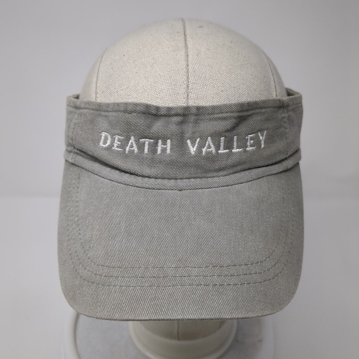 Death Valley Strapback Sun Visor Hat Green One Size Adjustable Jhats