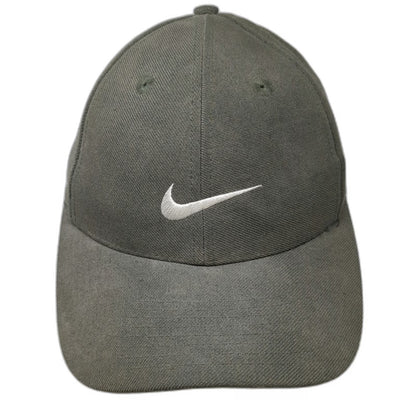Nike Baseball Cap Green 6 7/8 Fitted Wool Blend Swoosh Logo Hat Vintage Red Tag