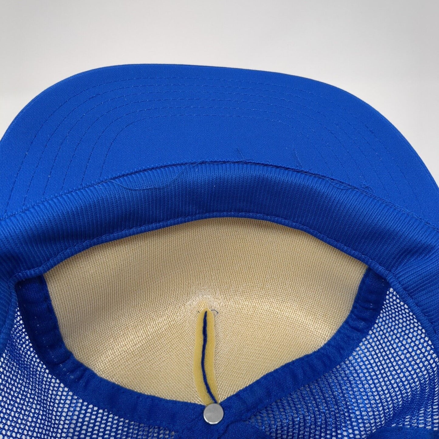 Suck 'Em Up Hawaii Snapback Rope Trucker Hat Blue One Size Mesh Back