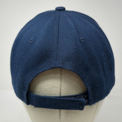 dnata Baseball Cap Blue One Size Strapback 6 Panel Acrylic Logo Aviation hat