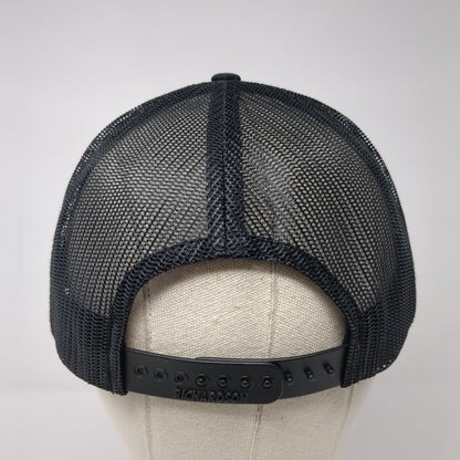 Life After War Snapback Trucker Hat Black One Size Mesh Back Richardson
