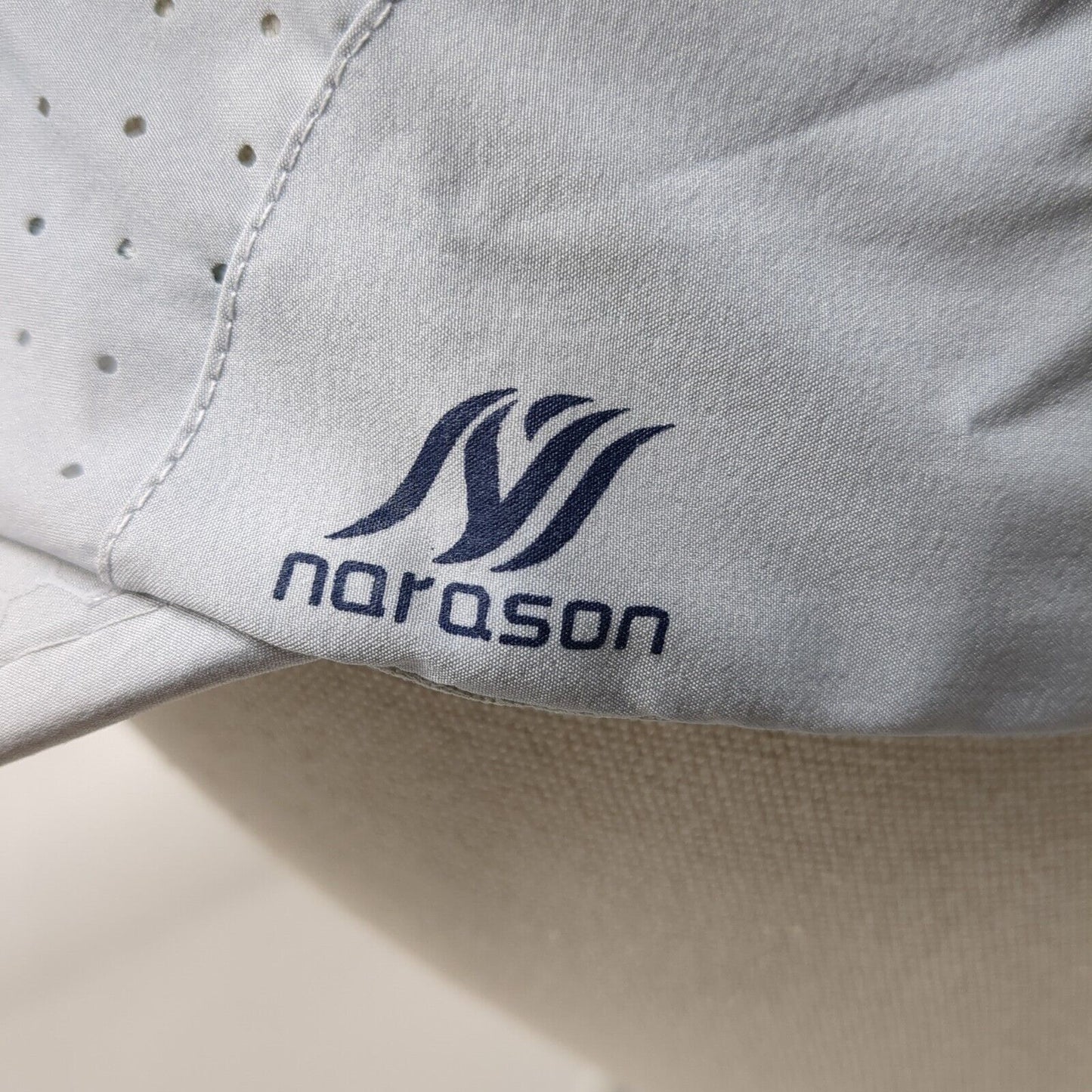 Narason Slideback Hat Gray One Size Adjustable Breathable Lightweight Polyester