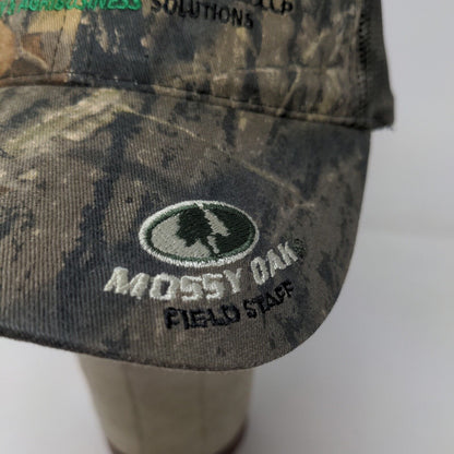 Mossy Oak Men's Strapback Hat Camo Size OSFM Embroidered Co-Alliance Logo