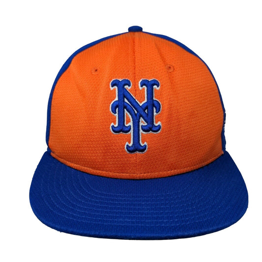 New York Mets Strapback Hat Blue Orange Boys Youth Embroidered Logo MLB