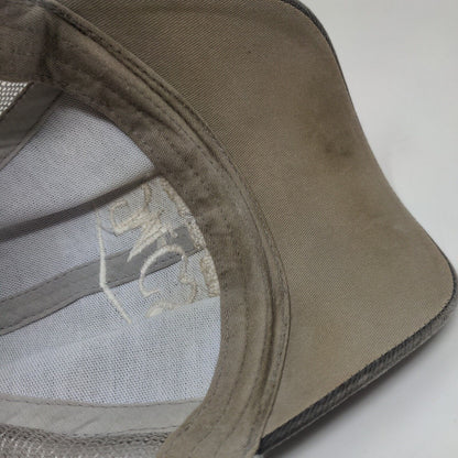 MCS (601) 758-0800 Snapback Trucker Hat Gray OSFA Adjustable Mesh Back