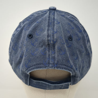Maine Est. 1820 Vacationland Strapback Baseball Cap Blue One Size Adjustable