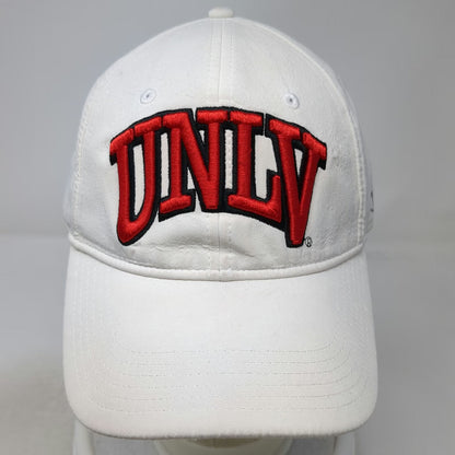 Champion UNLV Rebels NCAA Hat White XL Baseball Cap Stretch Fit Curved Brim Red