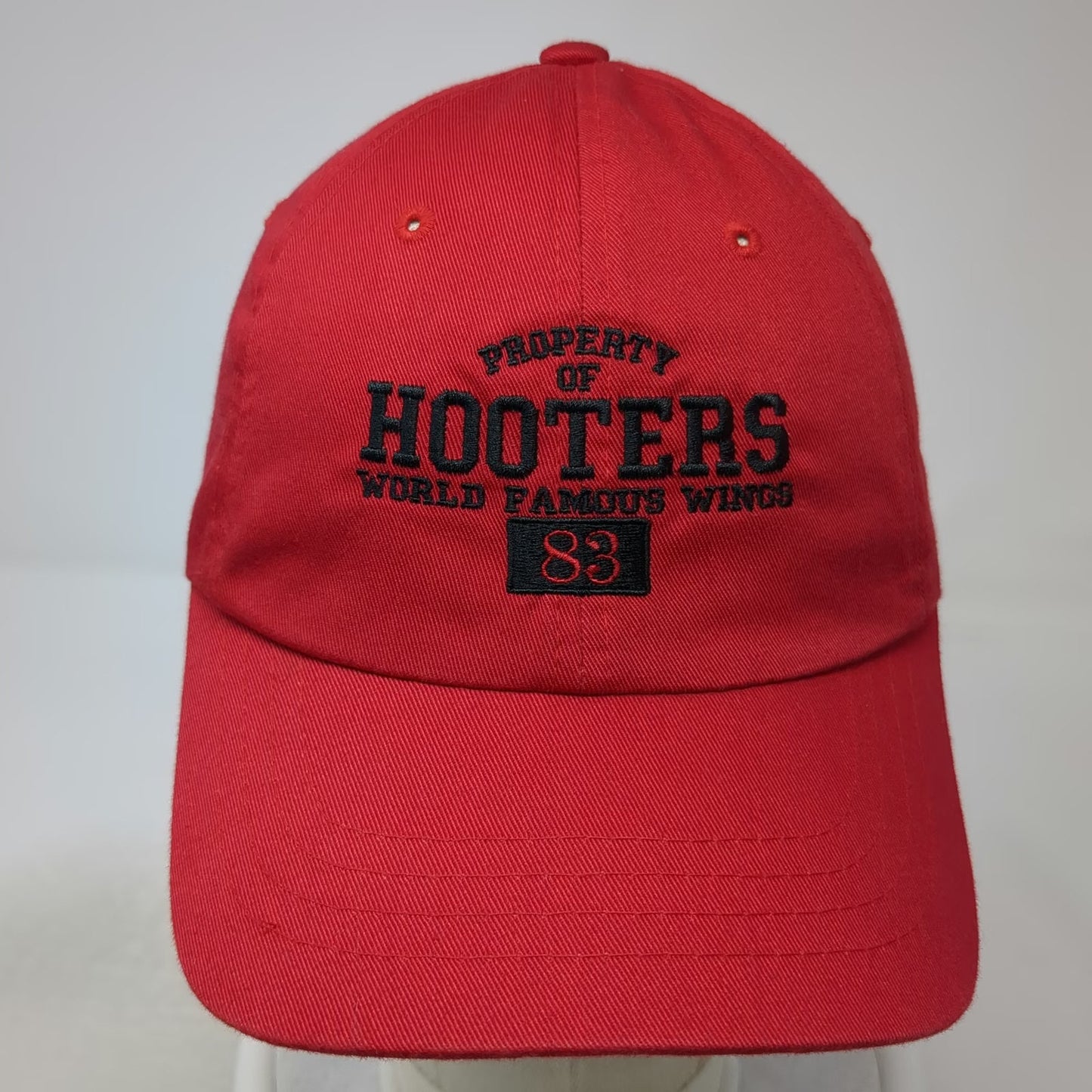 Magic Headwear Baseball Cap Red One Size Strapback Hooters Princeton NJ Hat