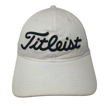 Titleist Regatta Bay Slideback Golf Hat White OS Adjustable Embroidered 6 Panel