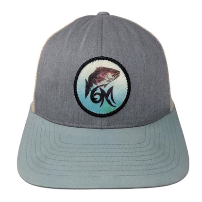 Fish Snapback Trucker Hat Multicolor OS Adjustable Mesh Back Pacific Headwear