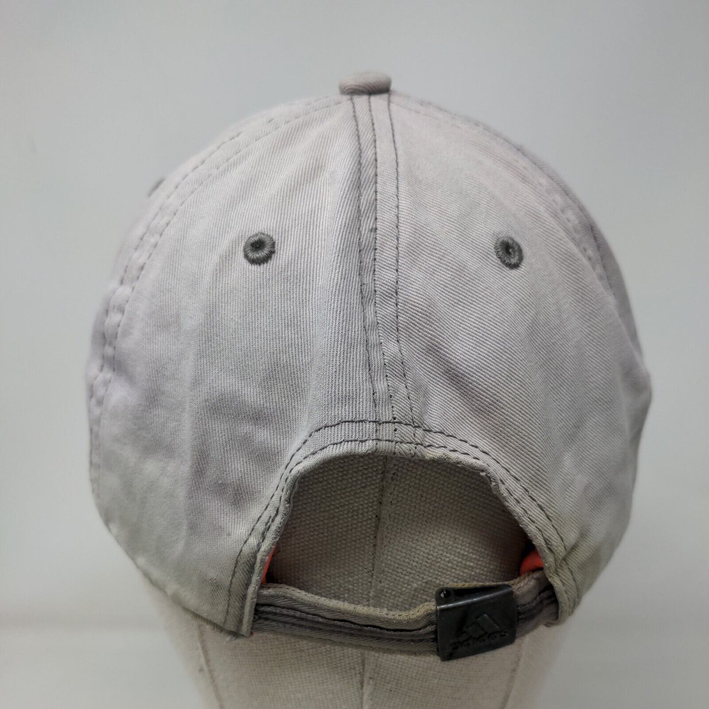 Adidas Slideback Hat Grayish-Blue OSFA Adjustable Embroidered Vented Holes