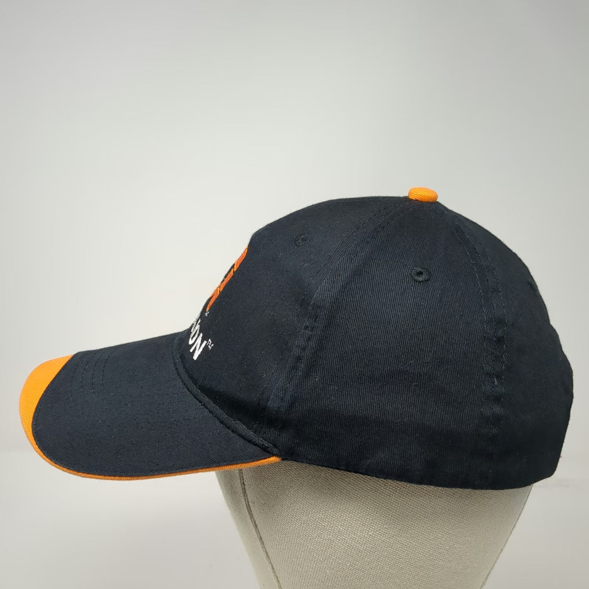 Hit Wear Baseball Cap Black One Size Strapback Allegion Logo Sandwich Brim Hat