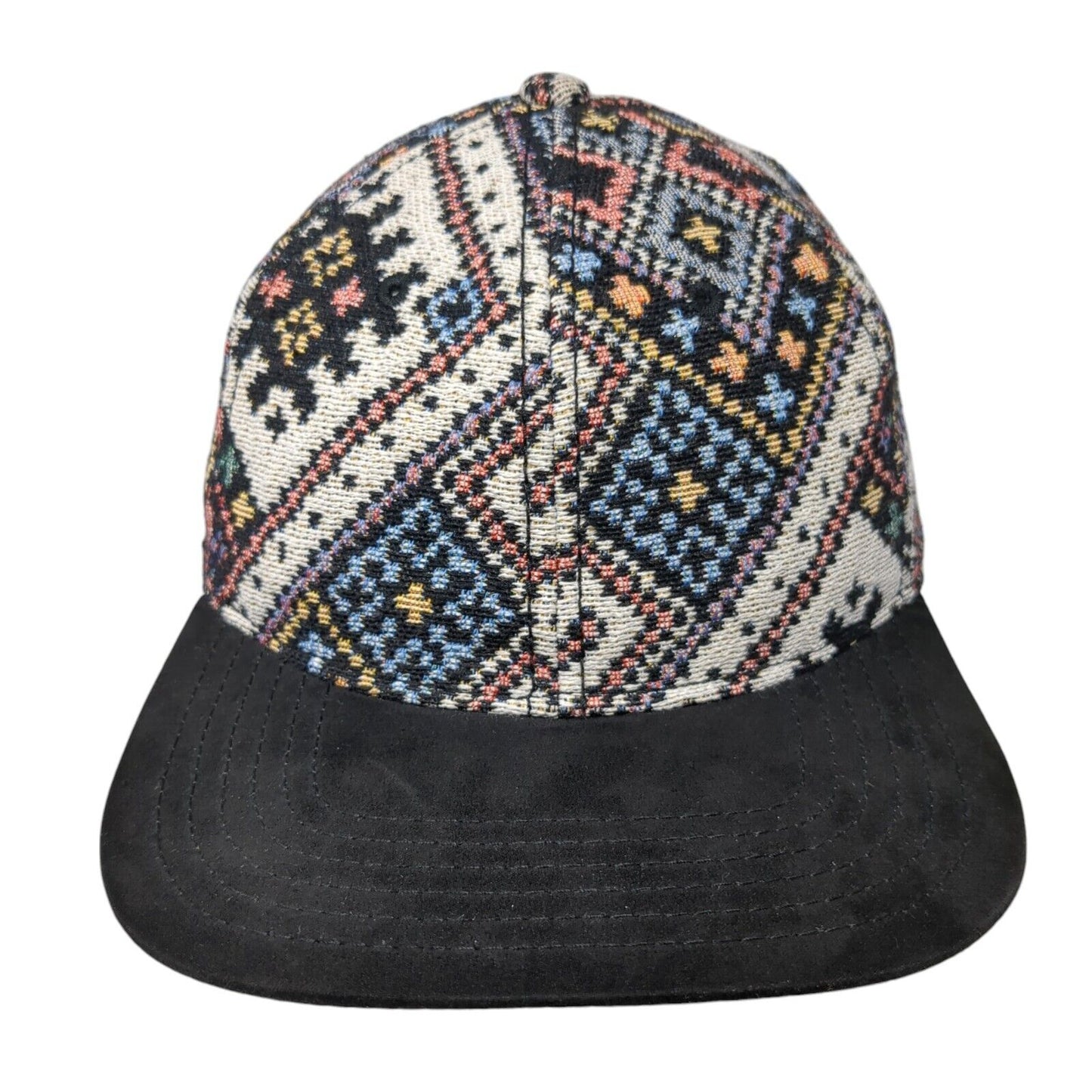Art Class Snapback Hat Multi One Size Adjustable Geometric Colorblock