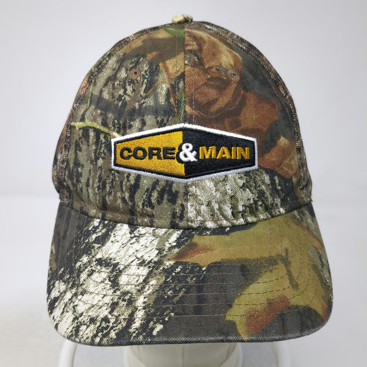 T&P Incentives Core & Main GPK Products Baseball Cap Green One Size Camo Mesh