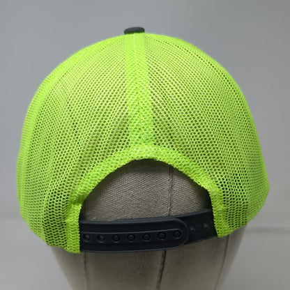 Port Authority Nucor Vulcraft Trucker Hat Gray Yellow One Size Mesh Snapback
