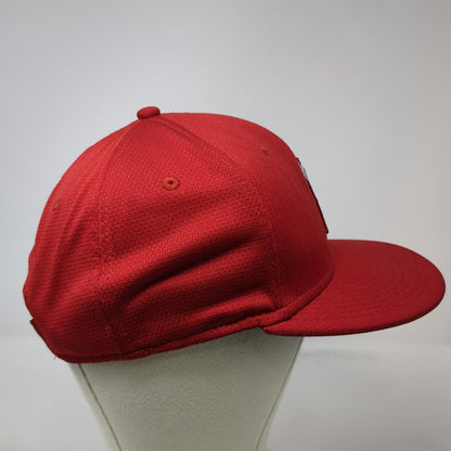 Los Angeles Angels MLB OC Sports Baseball Cap Red One Size Strapback Logo Hat