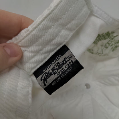 NeSmith 5K Pancoast Slideback Hat White OSFM Embroidered 6 Panel KC Caps Cotton