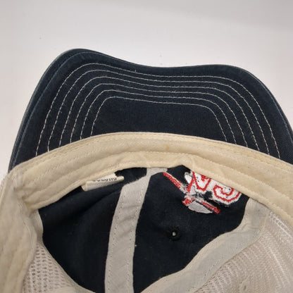 43 Snapback Trucker Hat Blue OS Adjustable Embroidered Mesh Back Comfort Colors