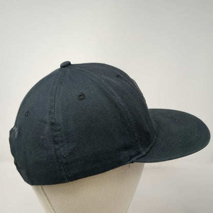 Shake Shack Snapback Black One Size Burger Embroidery Gray Underbrim Hat