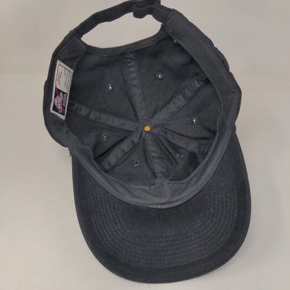 Otto Slideback Hat Black OSFM Adjustable Associated Students 6 Panel