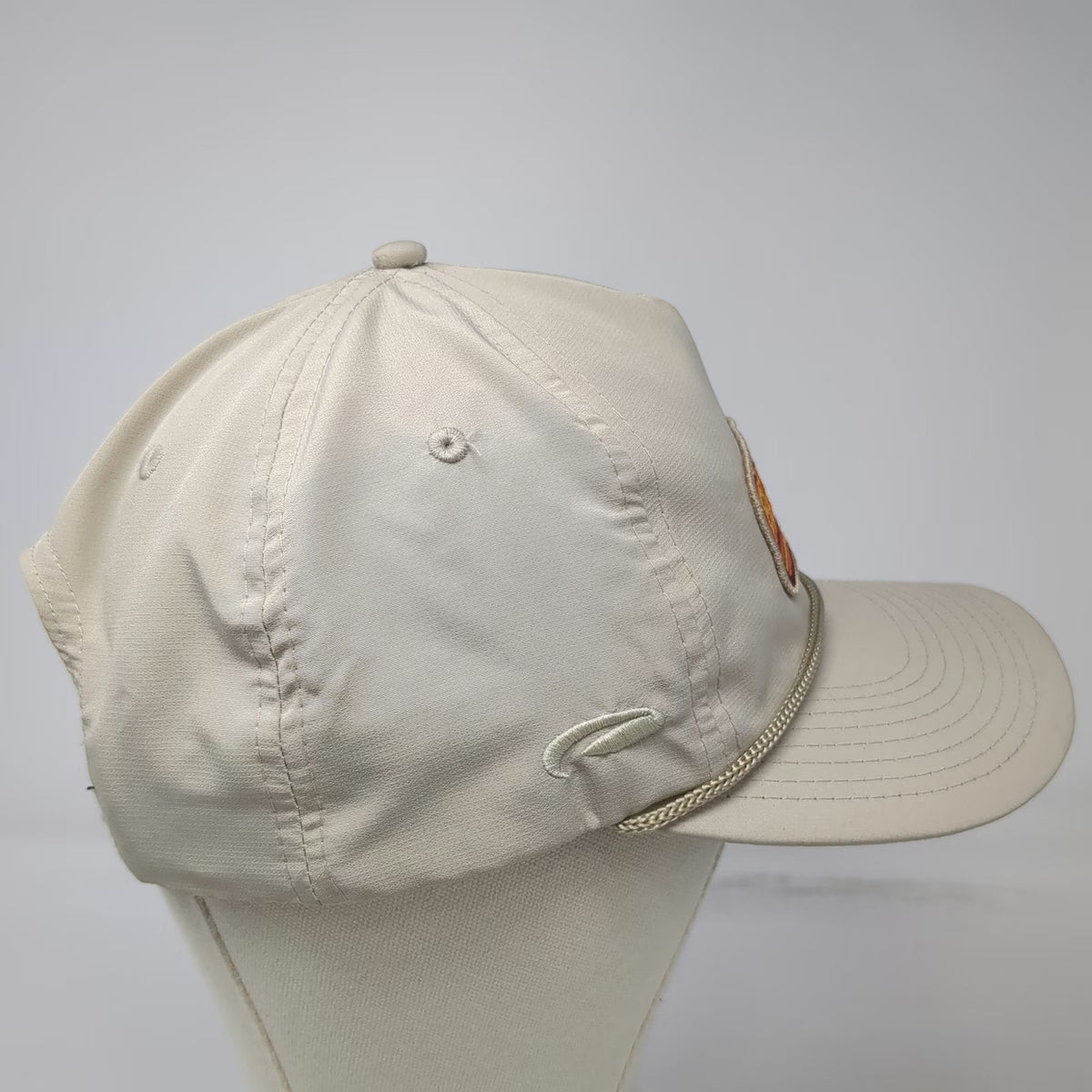 Pukka 5 Panel Beige Hat One Size Rope Bear's Best Las Vegas Golf Snapback Patch