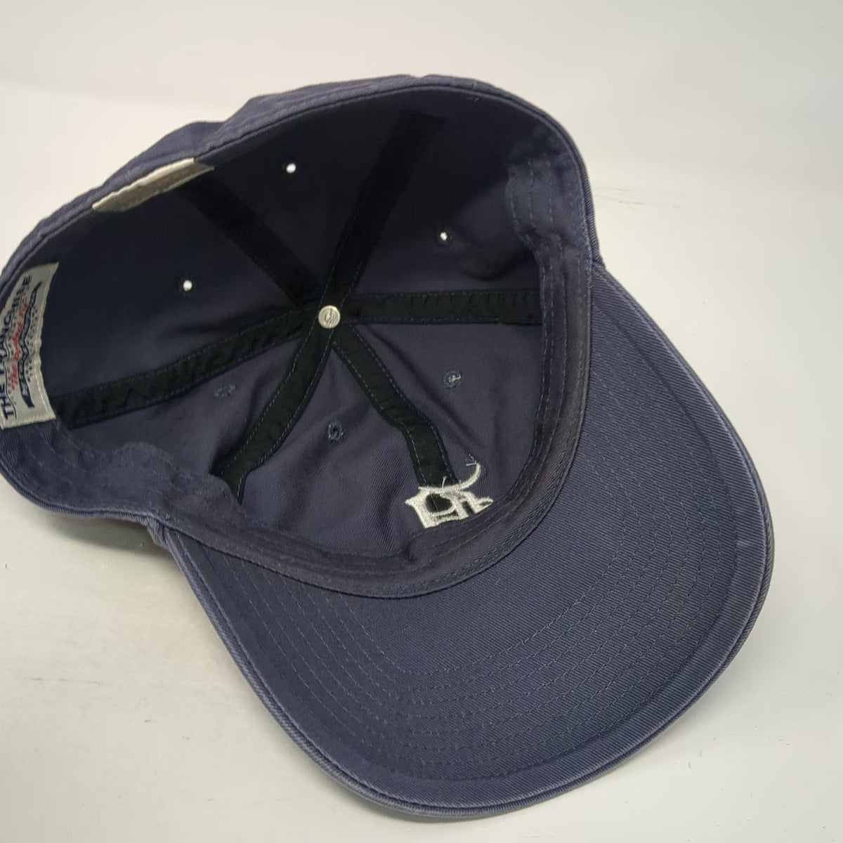 Detroit Tigers MLB Twins Enterprise Baseball Cap Blue M Fitted Cotton Script Hat