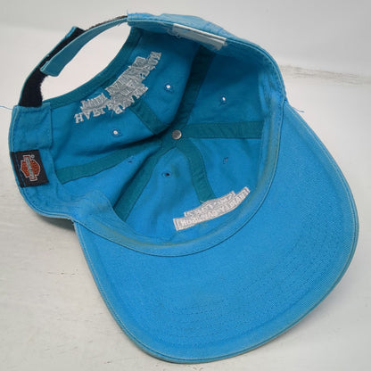 Harley-Davidson Baseball Cap Blue One Size Snake Twin Falls ID Script Hat