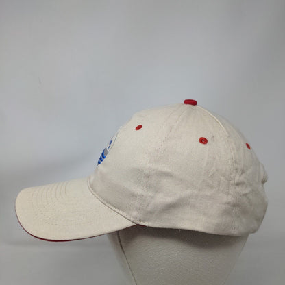 UGWA Strapback Hat Tan OSFA Embroidered Adjustable 6 Panel Hit Wear