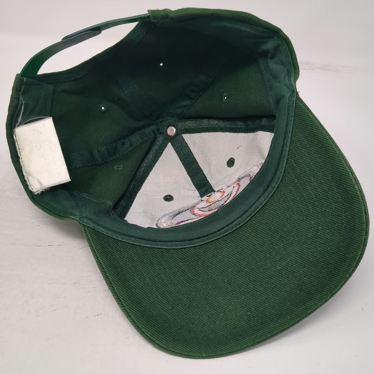 Head Start Snapback Green Hat One Size Sesame Street Elmo Embroidery Character