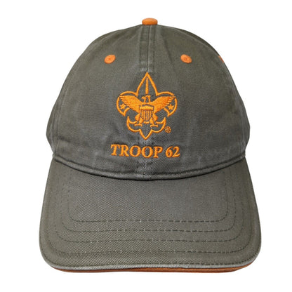 Troop 62 Slideback Hat Brown One Size Adjustable Embroidered Pukka
