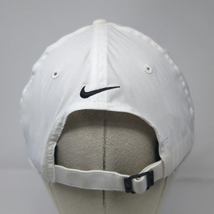 Nike Baseball Cap White One Size Dri-FIT Legacy91 Embroidered Swoosh Golf Hat