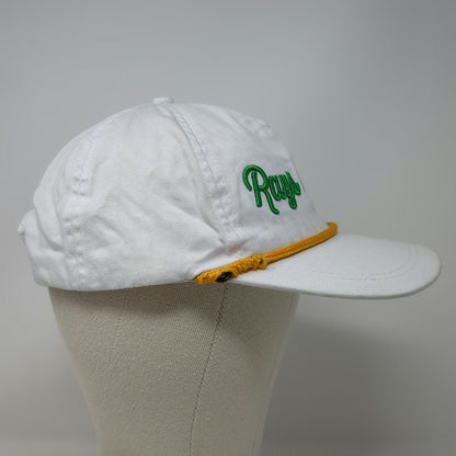 Port Authority 5 Panel White One Size Hat Rays For Rare Sun Rope Snapback Cotton