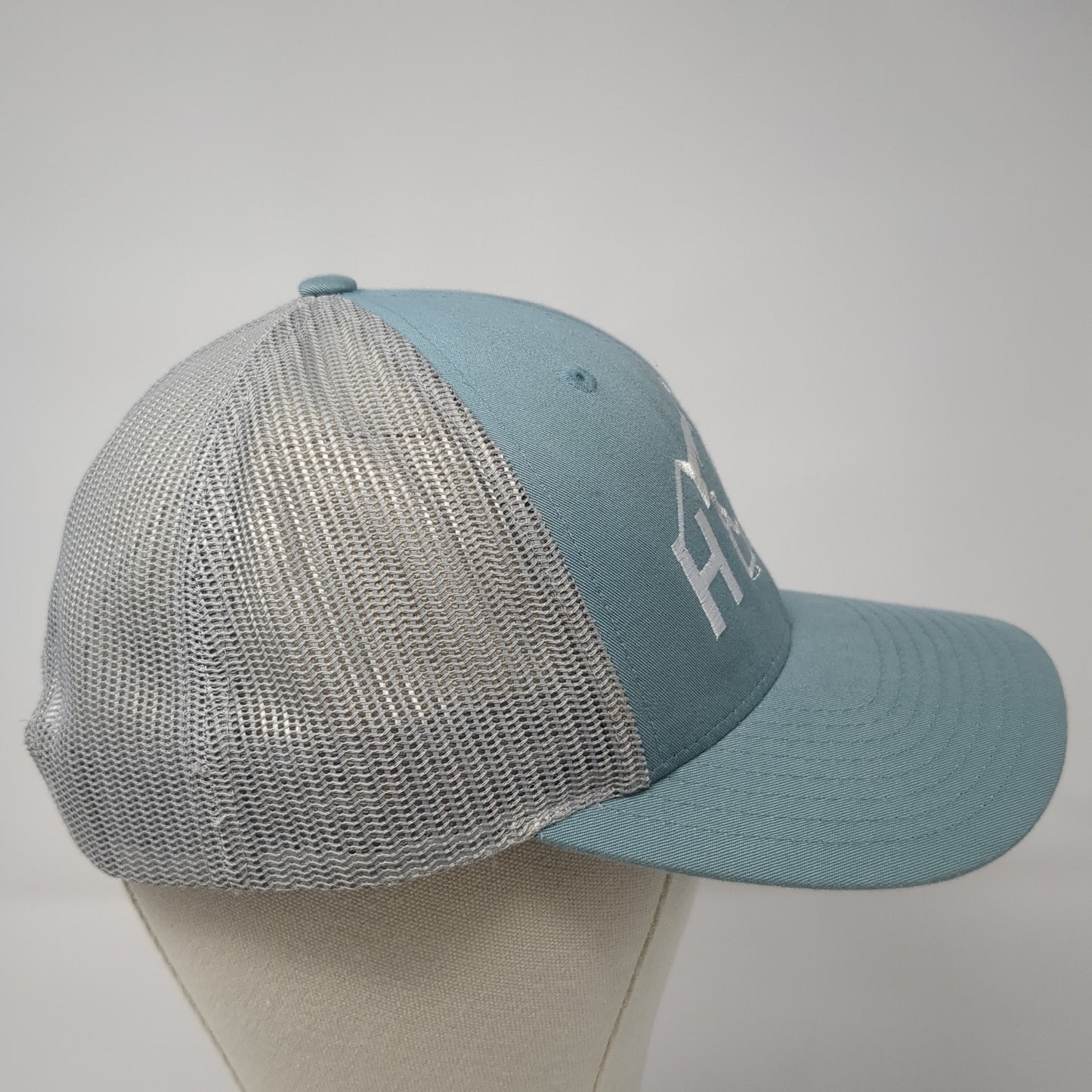 Home Idaho Trucker Hat Blue Large Adjustable Embroidered Mesh Back Richardson