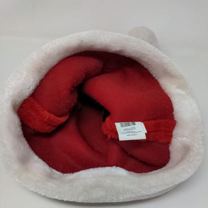 Christmas Mickey Mouse Ears Santa Hat Red One Size Party Costume Cap Disney Ruz