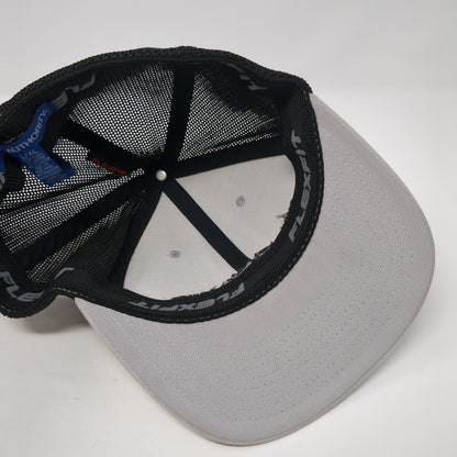 Wyoming Raised Fitted Trucker Hat Gray Large/XL Flexfit Port Authority