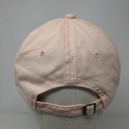 Unbranded Men's Slideback Hat Pink Embroidered Pineapple 100% Cotton