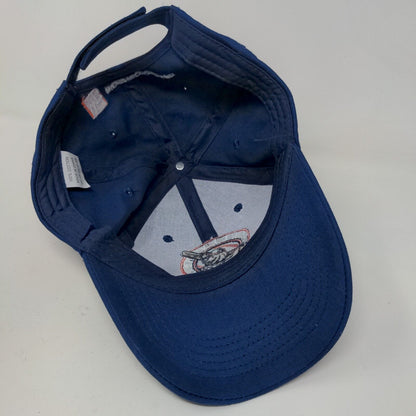 Unbranded Men's Strapback Hat Blue Adjustable Valley Blue Sox Embroidered Logo