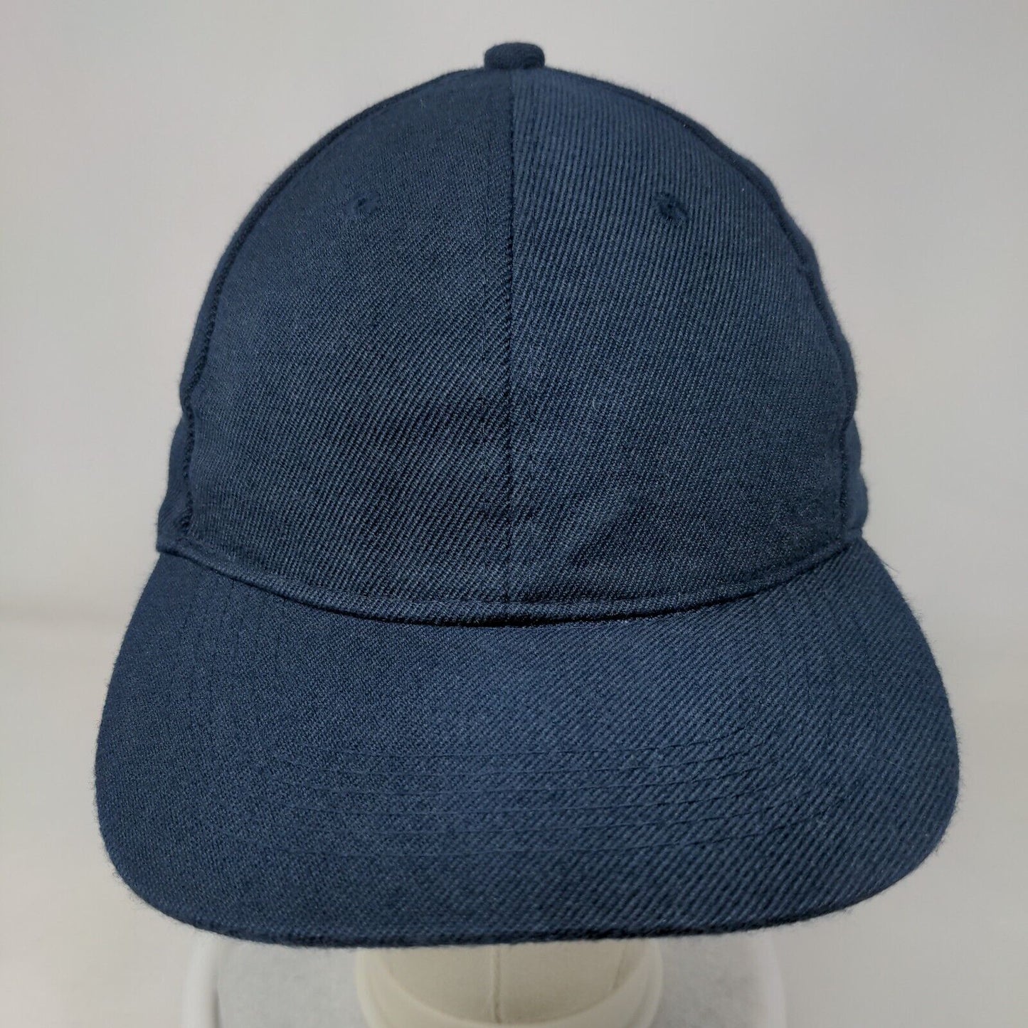 Unbranded Strapback Hat Solid Blue One Size Blank Adjustable 6 Panel