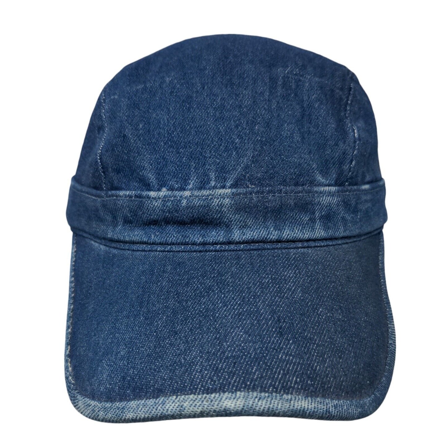 Unbranded Slideback Hat Blue One Size Adjustable Denim Blank Cotton