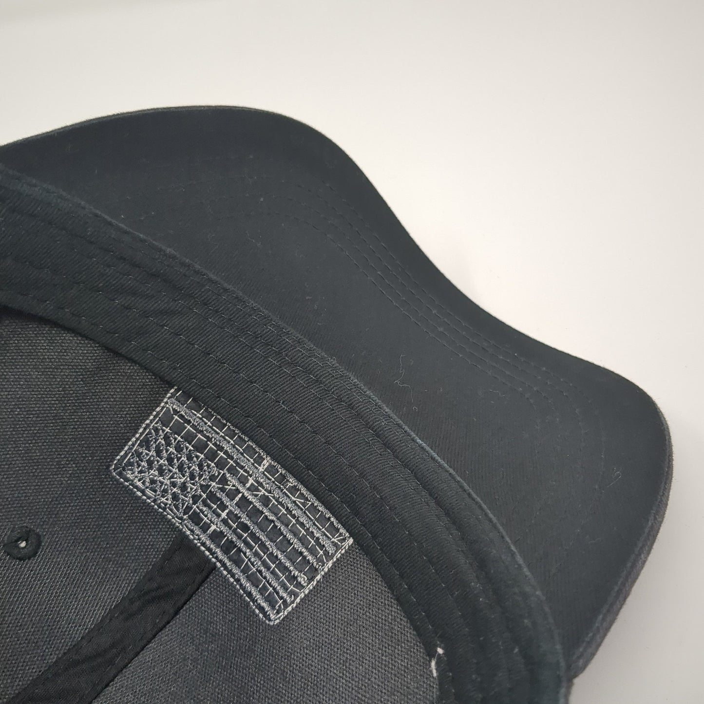 American Flag Snapback Hat Black One Size Adjustable Solid H3 Headwear