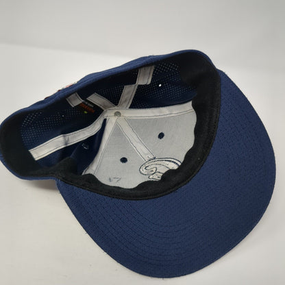 Letter G Logo Fitted Hat Blue S/M Embroidered A-Flex Stretch Pukka