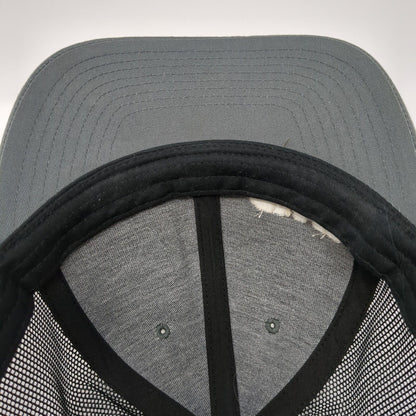 CWI Snapback Mesh Back Trucker Hat Gray One Size Adjustable Richardson