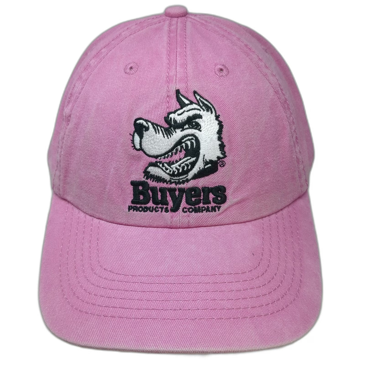 Buyers Products Company Pink One Size Baseball Cap Slideback Hat Wolf Mascot
