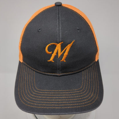 Letter M Snapback Mesh Back Trucker Hat Multi One Size Port Authority