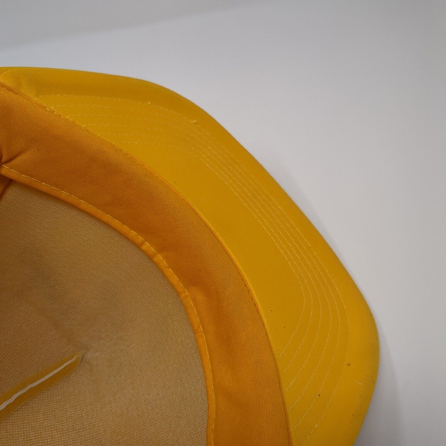 Don't Dump On Me Snapback Trucker Hat Yellow One Size Adjustable Mesh Back