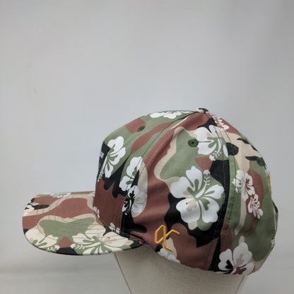 Other Culture Patch Snapback Hat Camo OSFA Floral Hibiscus Hawaiian