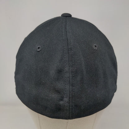 A87 Fitted Hat Black Small/Medium Embroidered Flexfit Aeropostale